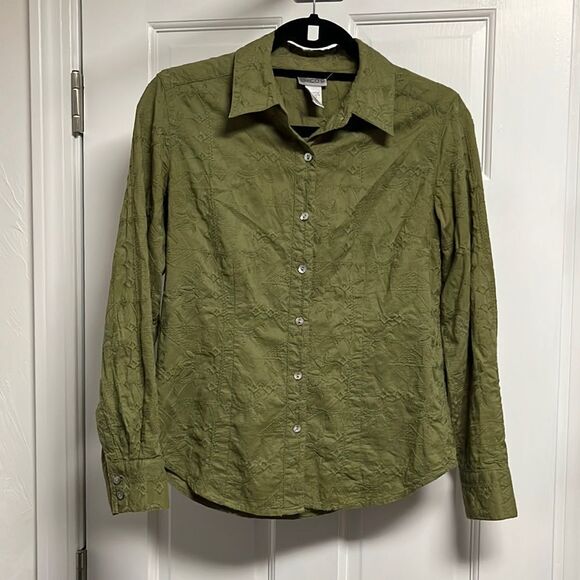 Chico’s button down shirt size 0. - Picture 1 of 9